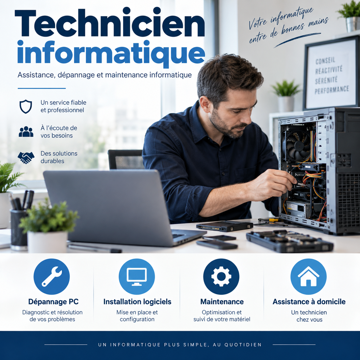 technicien informatique presjob